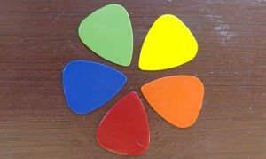 kids color guitar picks