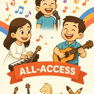 All Music Lessons - Guitar, Piano, Ukluele, Singing & More!